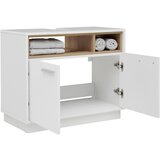 Mömax omarica za pod umivalnik milano, bela, hrast | Shoptok.si