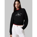 Calvin Klein Jeans Puloverji LS MONOLOGO FRENCH T LV047B234G Črna | Shoptok.si