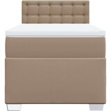 vidaXL Krevet s oprugama i madrac cappuccino 80x200 cm od umjetne kože | shoptok.hr