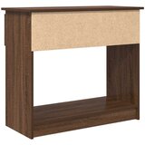  Konzolni stol s ladicama smeđi hrast 85,5x38,5x74,5 cm | shoptok.hr