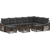  Vrtna sedežna garnitura 10 pcs Siva poli ratan, (5000271952) | Shoptok.si
