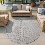 Ayyildiz Carpets Okrogla notranja in zunanja preproga v srebrni barvi ø 120 cm Nova 1204 – | Shoptok.si