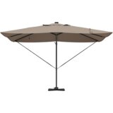  Kantilever Roma Suncobran s LED-ima Taupe 352x251x265 cm Aluminij | shoptok.hr