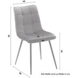 Bessagi Home stol suri, črna, žamet | Shoptok.si
