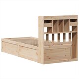  Posteljni okvir brez vzmetnice 100x200 cm trdna borovina, (21524722) | Shoptok.si
