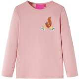 vidaXL Dječja majica dugih rukava svjetloružičasta 140 | shoptok.hr