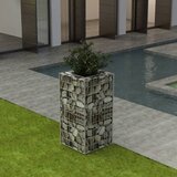 vidaXL Visoka greda gabion jeklo 50x50x100 cm, (20618608) Cene