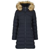 Superdry Hooded Faux Fur Fuji Mid Length Coat Tamno plava Cijene