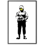  Plakat - Smiling Policeman 60x90 Crni okvir | shoptok.hr