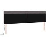  LED glava kreveta Siva 200 cm Lažna koža | Eponuda.com