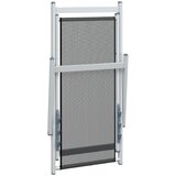  Sklopive stolice za plažu 2 kom sive od aluminija i tekstilena | shoptok.hr