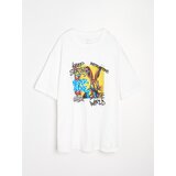 Sinsay Pamučna majica s graffiti printom | shoptok.hr