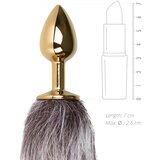 EasyToys - Fetish Collection Analni čep Fox Tail No. 5, zlatan | shoptok.hr