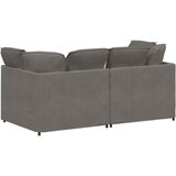  Modularna sofa s jastucima, korduro tkanina, svijetlo siva | Eponuda.com