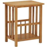 vidaXL Mizica za revije 45x35x55 cm trdna hrastovina Cene