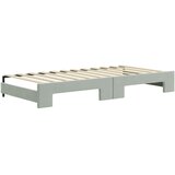  Dnevni krevet na razvlačenje svjetlosivi 90 x 200 cm baršunasti | shoptok.hr