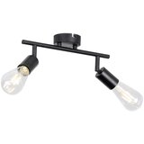 Mömax reflektor molly, črna, 2x 24 w | Shoptok.si