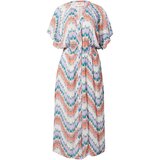 Freebird Dolga srajca 'Mae' bež / zelena / majnica / oranžna | Shoptok.si