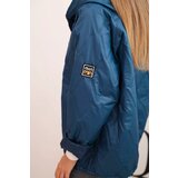 Kesi Włoski Women's quilted jacket with a hood sea green | Shoptok.si