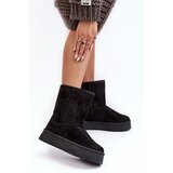 Boto PS1 Women's Snow Boots Insulated with Fur Black Abrams | Shoptok.si