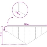 Ograda oko Travnjaka 4 kom. 100 x 45 cm Čelik Maslinastozelena | shoptok.hr
