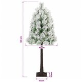  Umjetno božićno drvce s nogom 120 cm PVC i metal | shoptok.hr