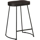 vidaXL Barski stolčki 2 črni Black 45x40x62 cm trden mangov les Cene