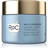 Roc Multi Correxion Even Tone + Lift posvetlitvena nočna krema za poenotenje tona kože 50 ml