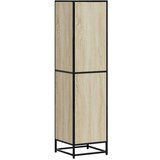 vidaXL Visoka omara sonoma hrast 35,5x35x139 cm inž. les in kovina Cene