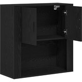  Ormar za Zid Zidne Crni hrast 80 x 33 x 80 cm Konstruirano drvo | Eponuda.ba