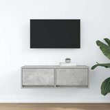 TV ormarić boja betona 80x31x25,5 cm od konstruiranog drva | shoptok.hr