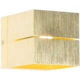 QAZQA Moderna stenska svetilka zlata 9,7 cm - Transfer Groove Cene