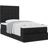 vidaXL otomanski okvir kreveta s madraca crni 80x200cm od tkanine | shoptok.hr