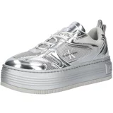Calvin Klein Jeans Niske tenisice srebro / bijela
