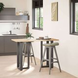  Noge za barsko mizo v obliki črke T 2 kosa antracit 40x35x(90-91) cm jeklo | Shoptok.si