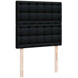  Krevet s oprugama i madracem crni 90x200 cm od tkanine | shoptok.hr