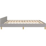  Okvir kreveta bez madraca svjetlosivi 180x200 cm od tkanine | shoptok.hr
