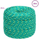  Višenamjensko pomoćno uže 8 mm 25 m Zelena PP | shoptok.hr