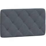 Maison Chic posteljno vzglavje - vzglavna omarica - vzglavna stranica temno siva 90 cm žamet, (21703998) | Shoptok.si