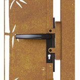  Vrtna vrata 100x150 cm Corten čelik dizajn od bambusa | shoptok.hr