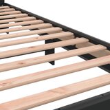  Okvir kreveta crni 90 x 200 cm konstruirano drvo i metal | shoptok.hr
