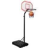 Košarkaški stalak bijeli 237 - 307 cm od polietilena | shoptok.hr