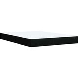 vidaXL Krevet s oprugama i madracem crni 160x200 cm od tkanine | shoptok.hr