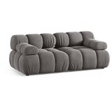 Micadoni Svetlo siva žametna sedežna garnitura 188 cm Bellis – | Shoptok.si