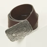 Levi's WESTERN PLAQUE BELT Smeđa