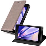 Cadorabo Sony Xperia M2/M2 AQUA v kavovinsko rdeča - Zaščitni ovitek z magnetnim zapiranjem, stoječo funkcijo in režo za kartice, (20549318) | Shoptok.si