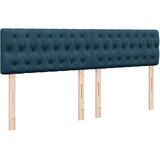  s oprugama i madracem plavi 200x200 cm baršunasti | shoptok.hr