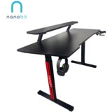  Gaming sto podesivi Nanobit NB506 140cm Midnight Black Cene