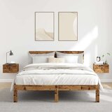 vidaXL Zidni noćni ormarići 2 kom Staro drvo 34x30x20 cm | shoptok.hr