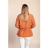 Fenzy Plus Size Bluza Dugih Rukava, Cigla | shoptok.hr